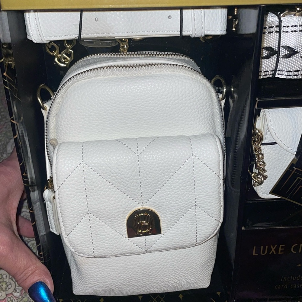 Bnib House of Harlow 1960 Luxe crossbody set in white color - Picture 4 of 5